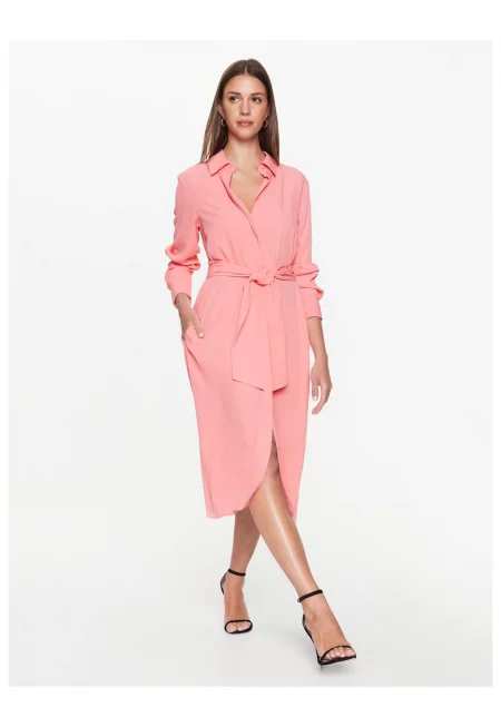 Дамска рокля -  302480203 - вискоза - розово