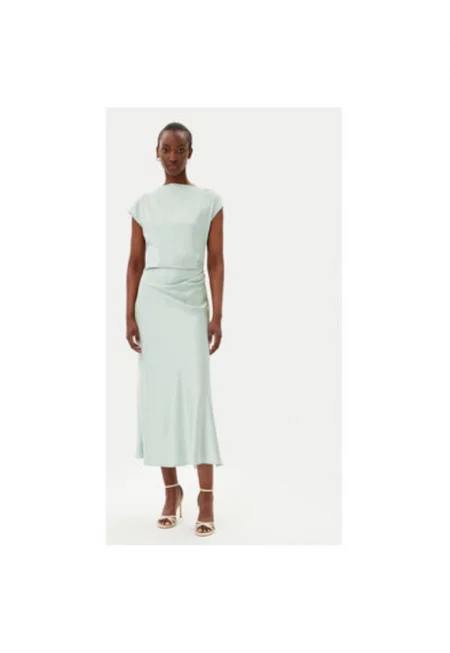 Дамска рокля  AEAOJBA - Полиестер - Зелен - Зелен