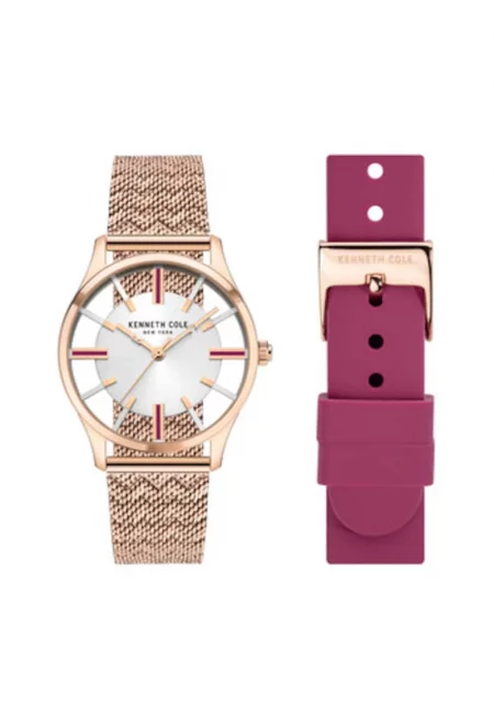 Дамски часовник -  Ню Йорк KCWLG2124002 - Комплект с допълнителна гривна