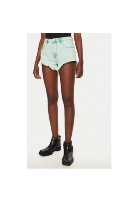 Дамски дънки -  304604546 - Памук - Зелен - Зелен