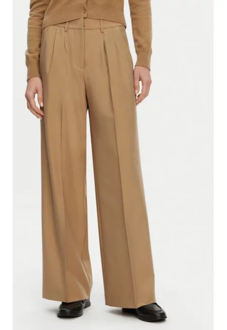 Дамски панталон - 2-ри ден - 305138897 - Полиестер/Рейон - Бежов - Бежов