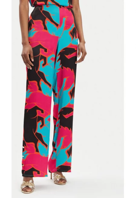 Дамски панталон -  303689919 - Вискоза/Рейон - Многоцветен - Многоцветен