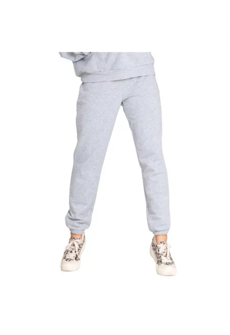 Дамски спортен панталон M1056 -  Памук - Сив -