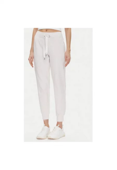 Дамски спортни панталони  DP5P3496 - Синтетичен - Бежов - Бежов