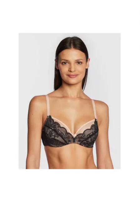 Дамски сутиен -  301194538 - Полиамид/Еластан - Черен - Черен