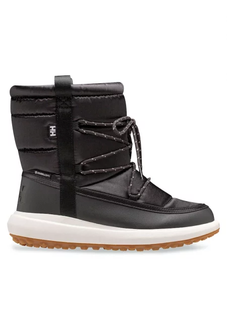 Дамски зимни ботуши  11837 - текстил - черни - Черен