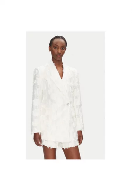 Дамско яке  BBW4564 - вискоза/полиестер - бяло - Бял