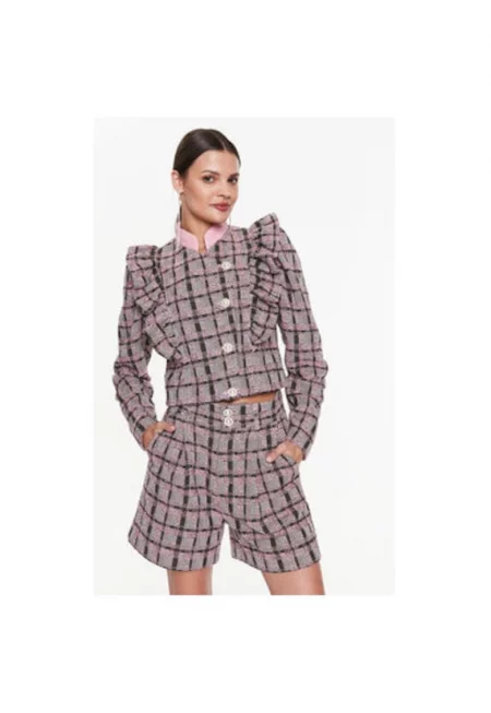 Дамско яке - Изработено по поръчка - 302005949 - Памук/Полиестер/Полипропилен - Розово - Розово