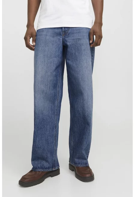 Дънки със свободна кройка - Син