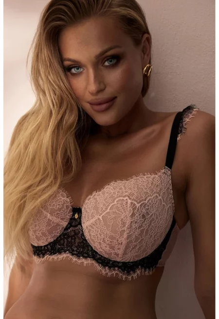 Дантелен сутиен с вълнообразни краища Gina