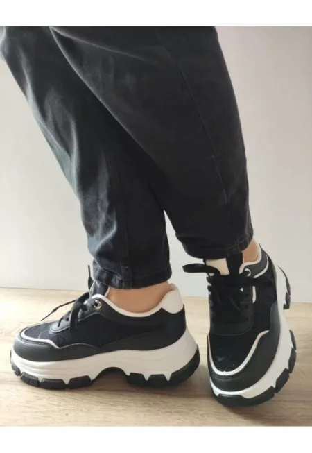 Ежедневни дамски обувки  Wsc250722-1 - Черно - Черен