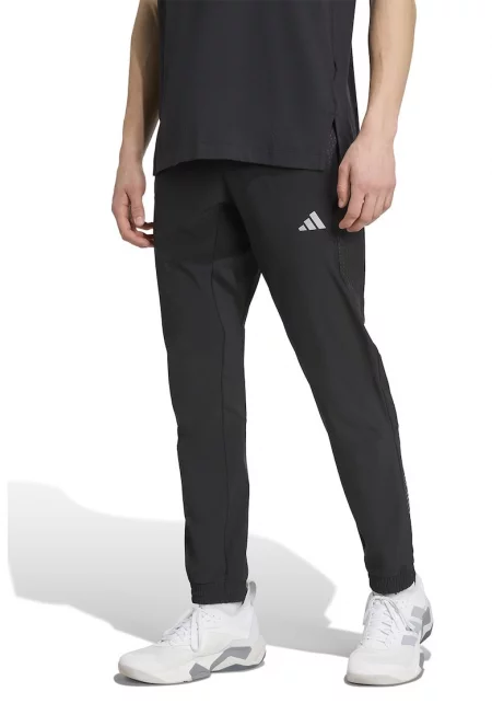 Фитнес слим панталон Tech - Черен