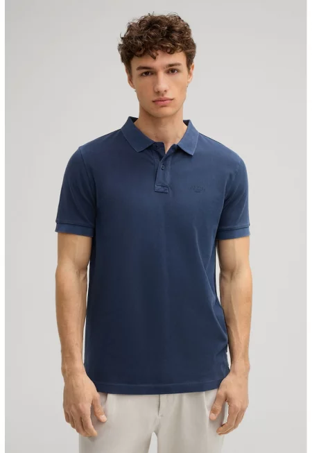 JOOP JEANS - Тениска с нормална кройка и поло яка 30045619 - Тъмносин