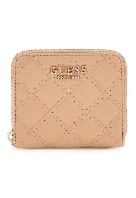 Капитониран портфейл от еко кожа с лого