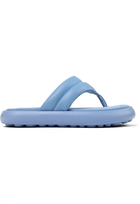 Капитонирани кожени чехли Pelotas Flota 26915 - Син