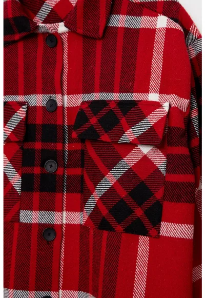 Карирано яке тип риза с класическа яка