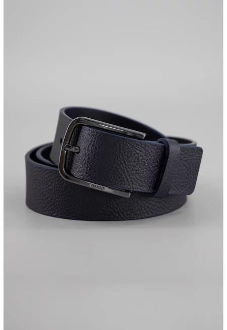 Кожен колан с изчистен десен