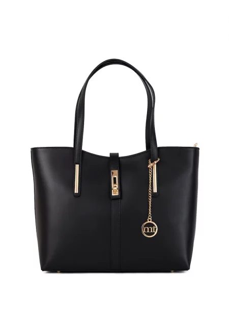 Кожена чанта Como - Черен