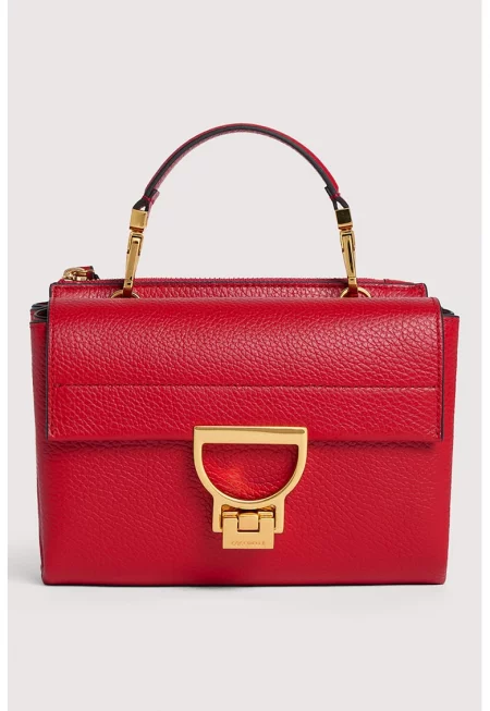 Кожена чанта през рамо Arlettis с две отделения