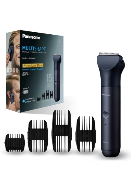 Машинка за подстригване  MultiShape  - С професионални ножчета - 4 гребена с 15 настройки на дължината - Автономия 70 минути - Бързо зареждане за 1 ...