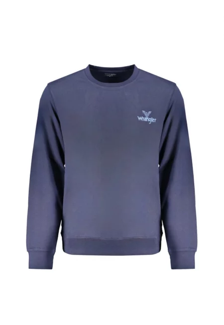 Мъжка блуза с лого без цип - стандартна кройка - в основата на врата - черна