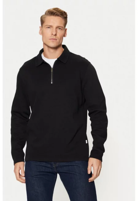 Мъжка тениска -  304685095 - Памук/Памук - Черна