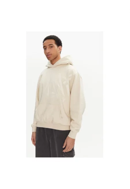 Мъжки суитшърт  60210337 - памук/полиестер - бежов