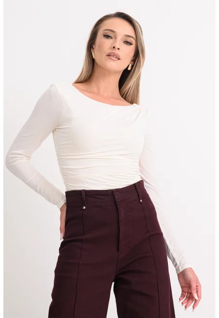 Набрана блуза с модал