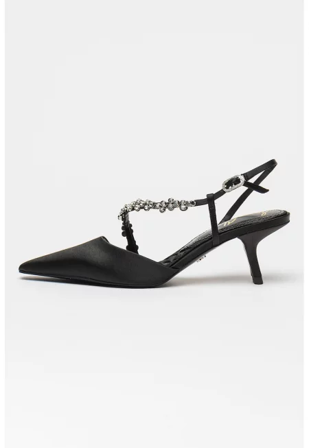 Обувки без пета Bonnie с остър връх - Черен