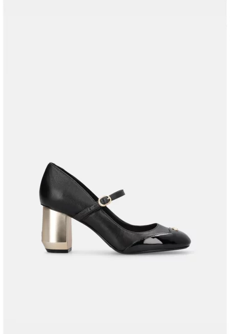 Обувки Mary Jane от кожа и еко кожа