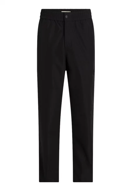 Панталон със средна талия - Черен