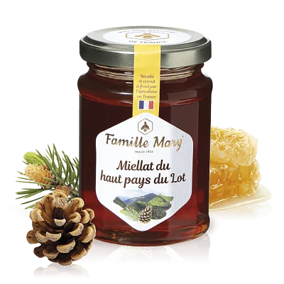 Пчелен мед Медена роса, от Лот (Франция), 230 g