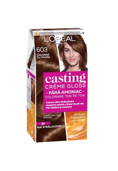 Полутрайна боя за коса без амоняк  Casting Creme Gloss1