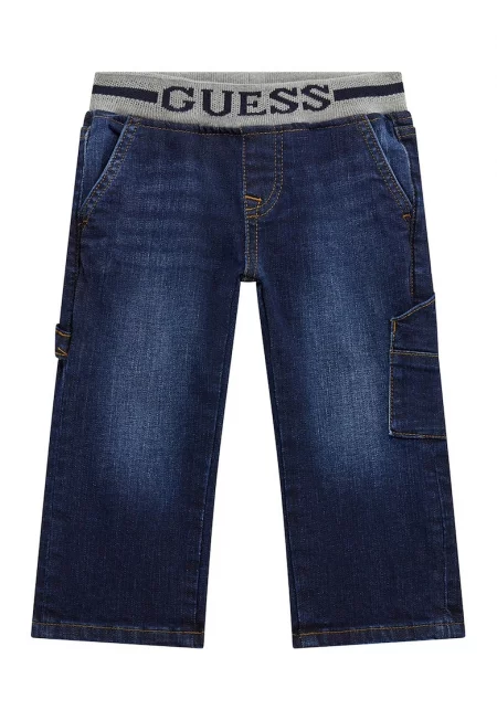 Прави дънки със захабен ефект