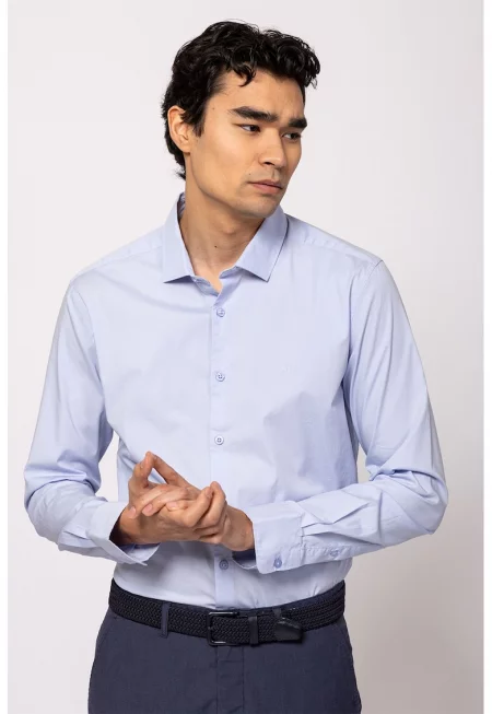 Риза Roket с дълги ръкави - Ледено синьо