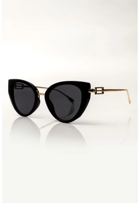 Слънчеви очила Mila тип Cat-Eye - Златист/Черен