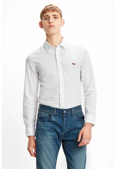 Слим риза - Бял