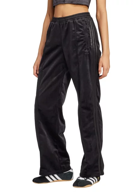 Спортен панталон Velour със странични ивици - Черен