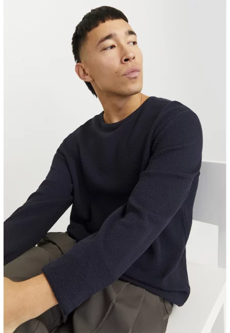 Свободен пуловер с памук