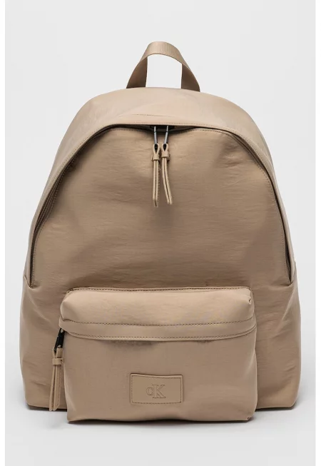 Текстилна раница с лого - Бежов