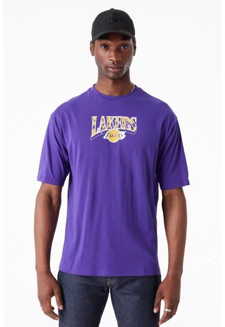 Тениска NBA с шарка на Los Angeles Lakers