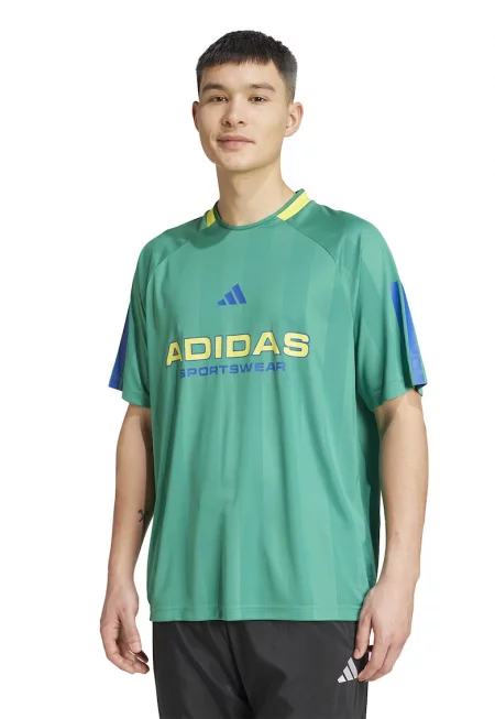 Тениска с лого - Сламеножълт - Ментово зелено -