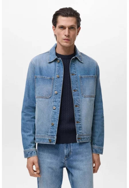 Яке от деним с ефект деграде