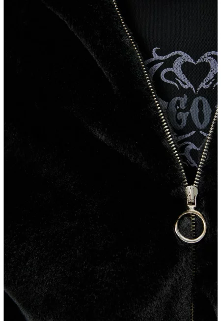 Яке с качулка и еко пух