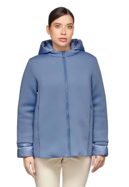 Зимно яке Cristael с отделяща се качулка - Лавандула