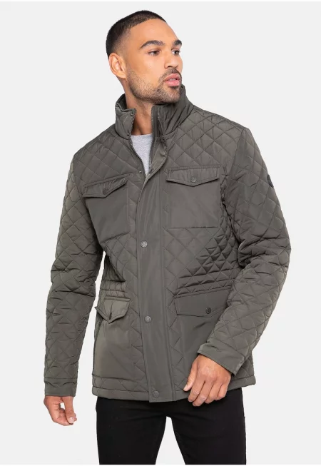 Зимно яке Gallan 8329 с джобове - Каки