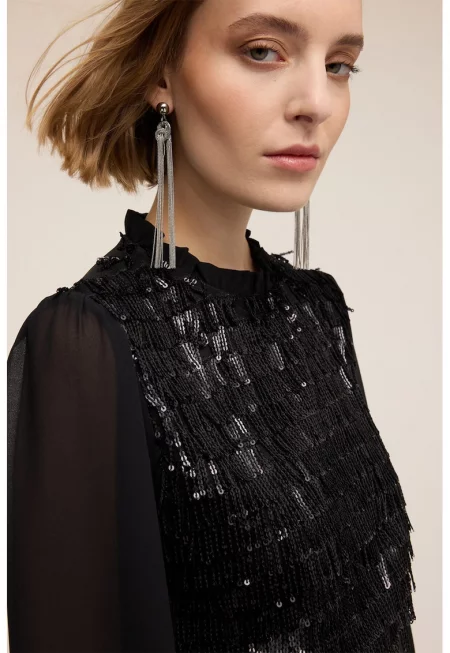 Блуза с пайети