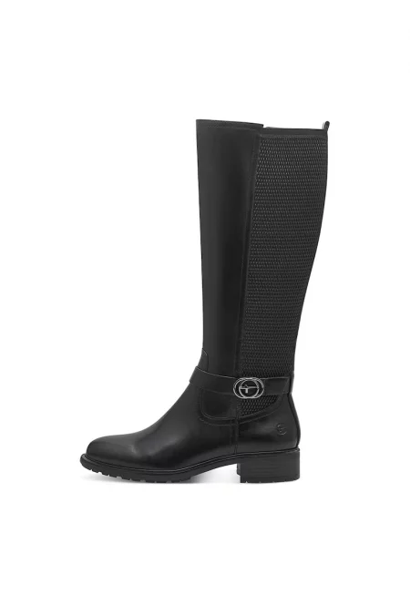 Ботуши с масивен ток - Черен