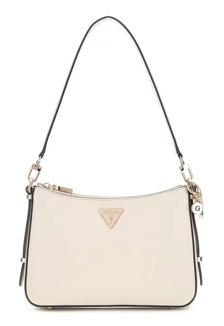 Чанта през рамо Daryna от еко кожа - Крем