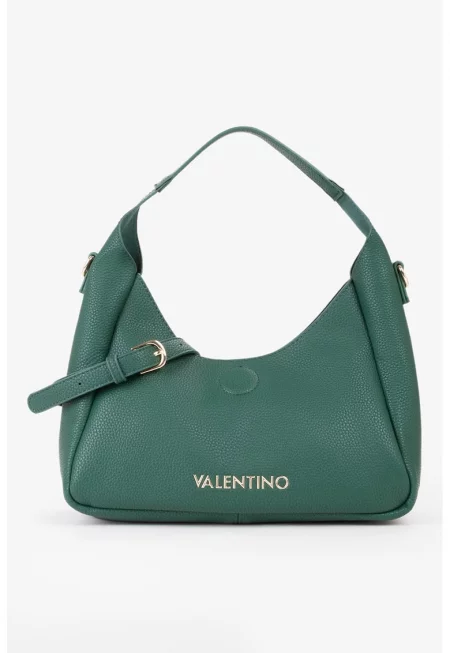 Чанта през рамо с лого - Тъмнозелен